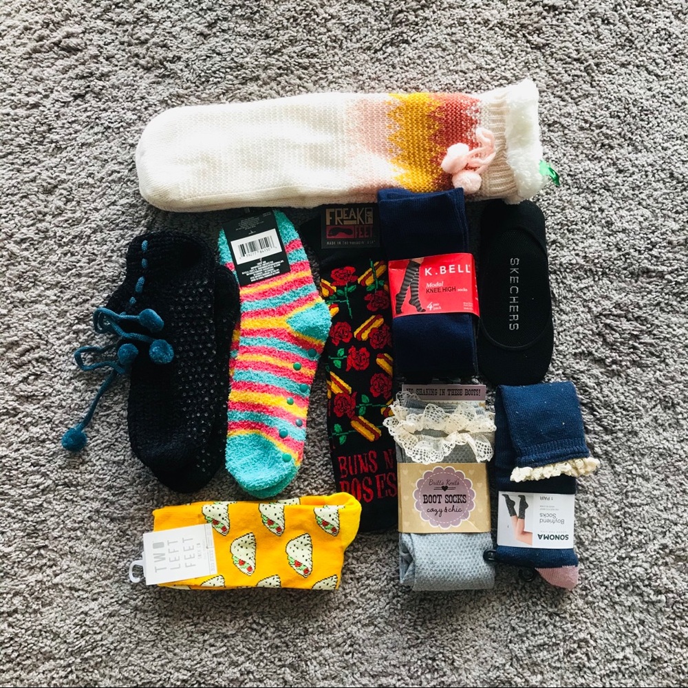 Winter Mixed Lot Socks & Slipper Socks